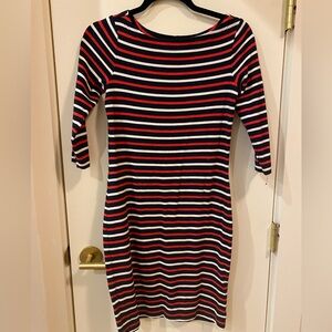 Gap striped bodycon dress